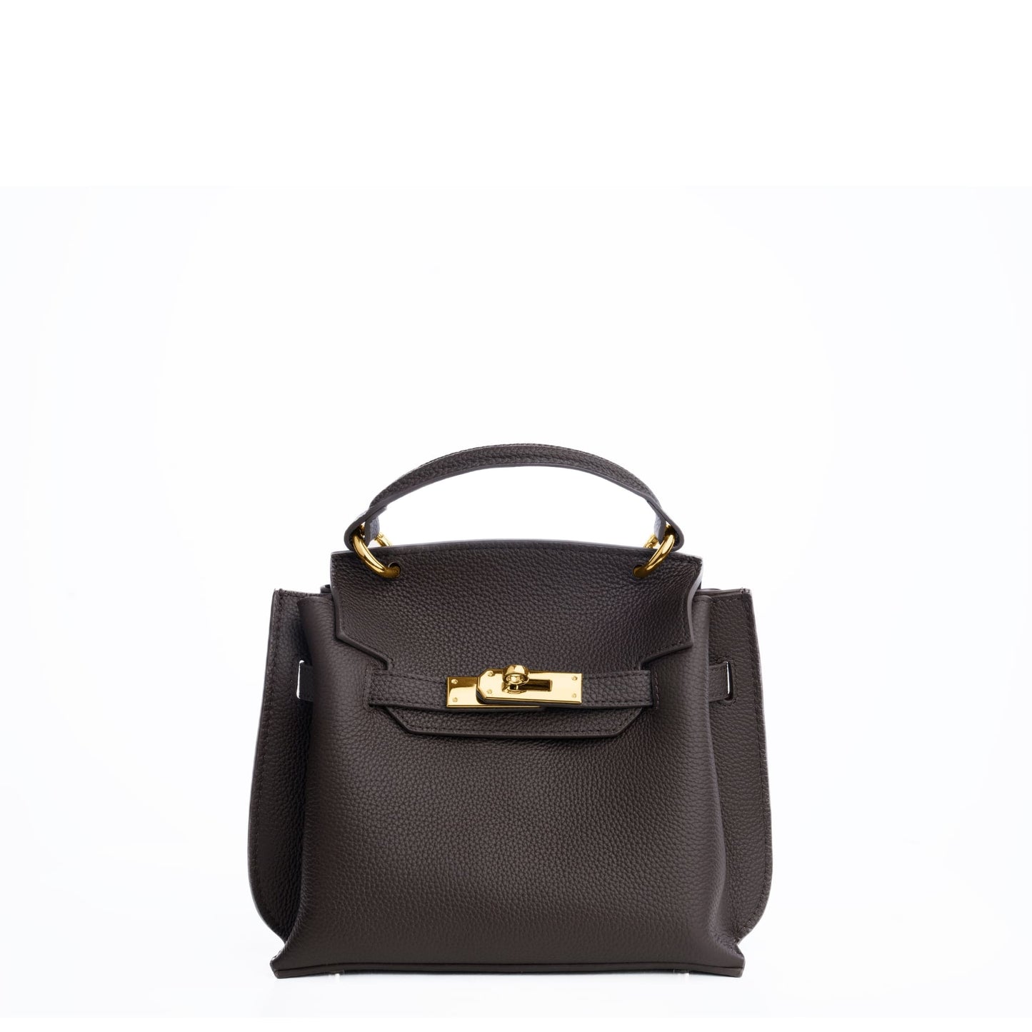 GOLD MINI AURA DAILY BAG - ESPRESSO