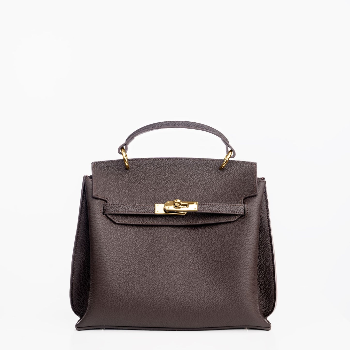 GOLD AURA DAILY BAG - ESPRESSO