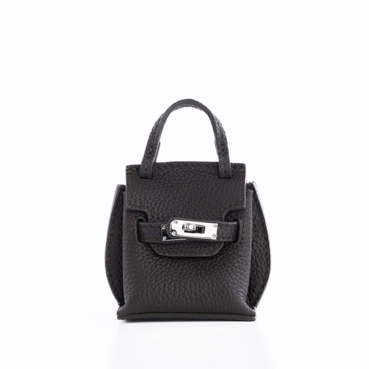 AURA BAG CHARM - ESPRESSO