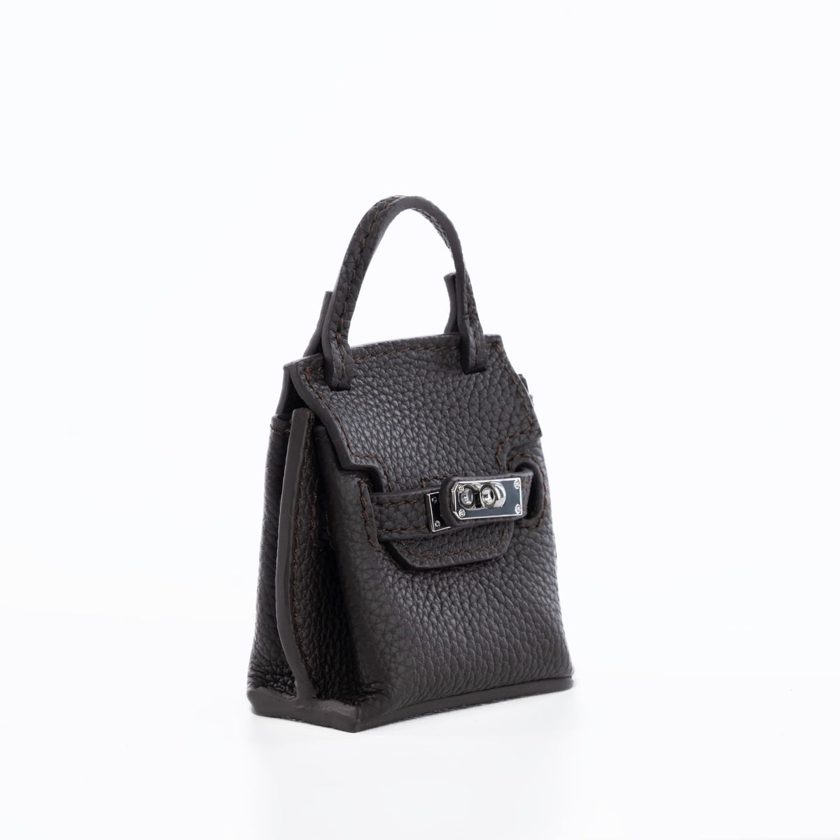 AURA BAG CHARM - ESPRESSO