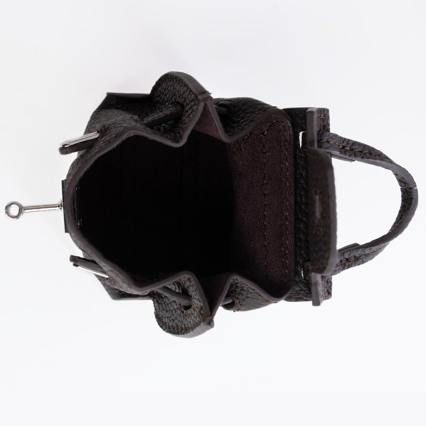 AURA BAG CHARM - ESPRESSO