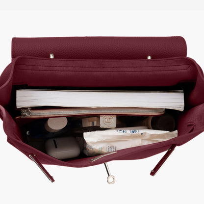 AURA DAILY BAG - BURGUNDY