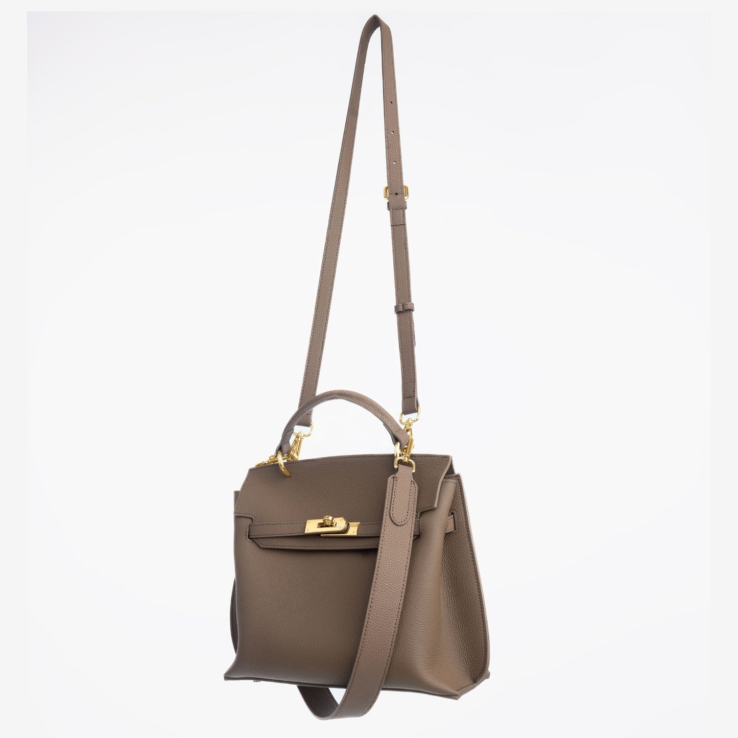 GOLD AURA DAILY BAG - DARK TAUPE