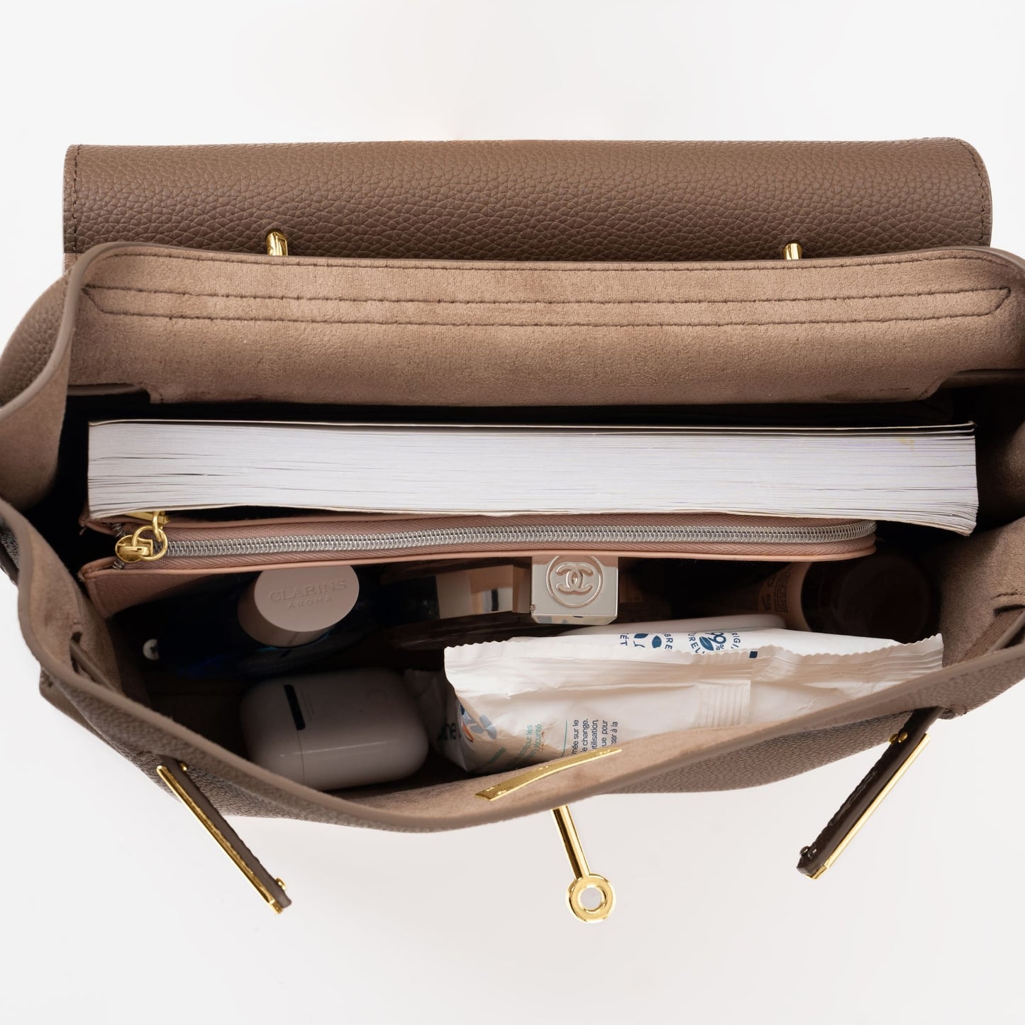 GOLD AURA DAILY BAG - DARK TAUPE