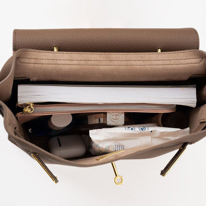 GOLD AURA DAILY BAG - DARK TAUPE