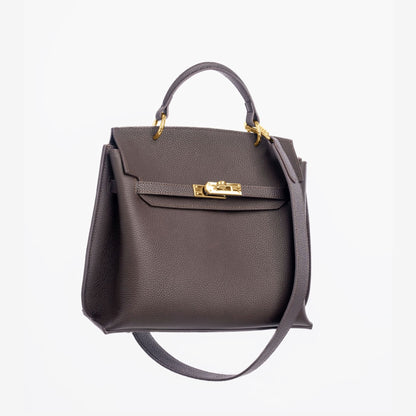 GOLD AURA DAILY BAG - ESPRESSO
