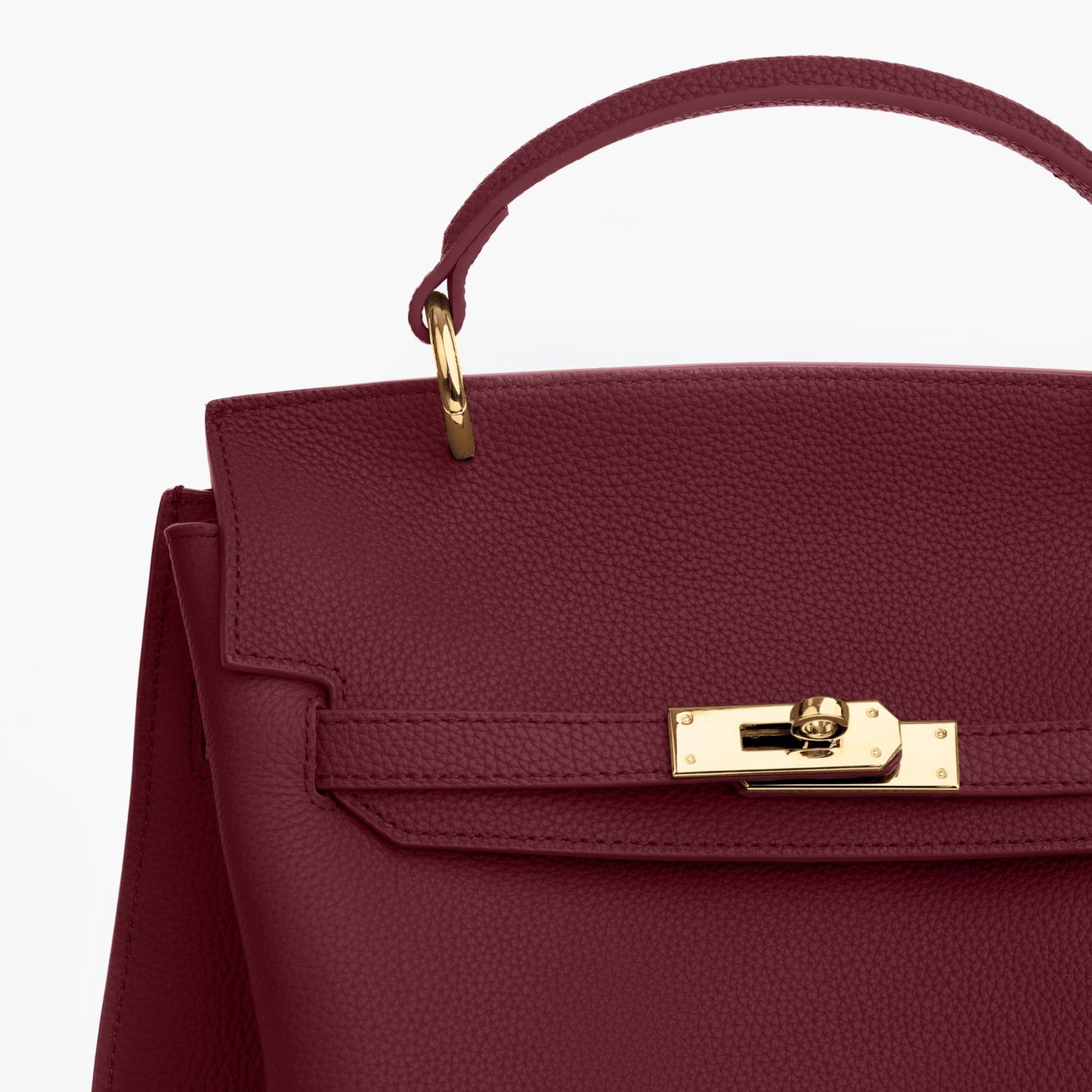 GOLD AURA DAILY BAG - BURGUNDY