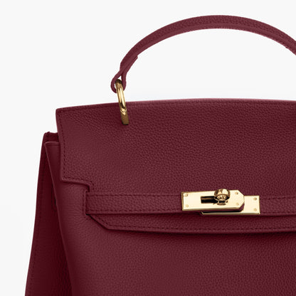 GOLD AURA DAILY BAG - BURGUNDY