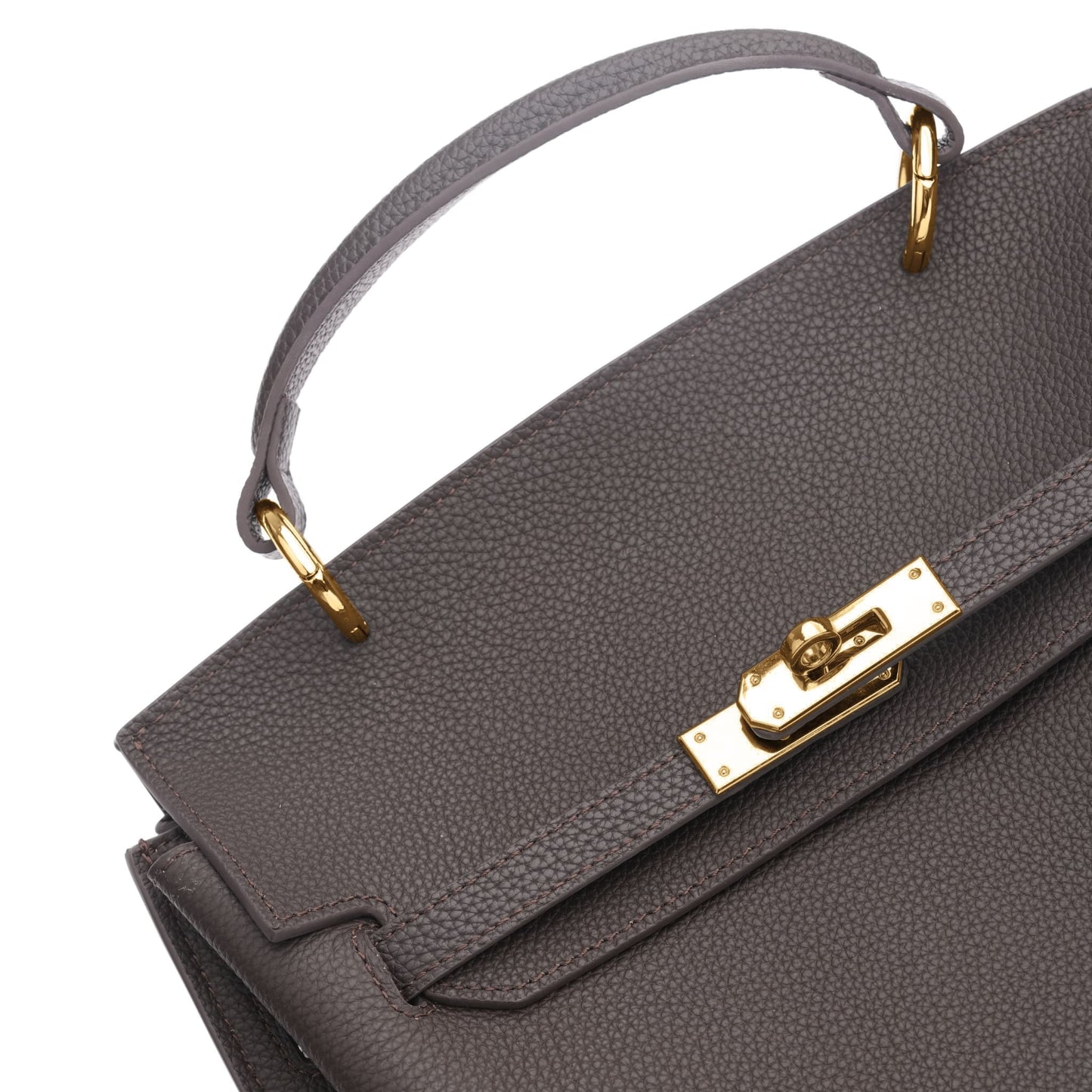 GOLD AURA DAILY BAG - ESPRESSO