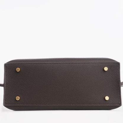 GOLD AURA DAILY BAG - ESPRESSO