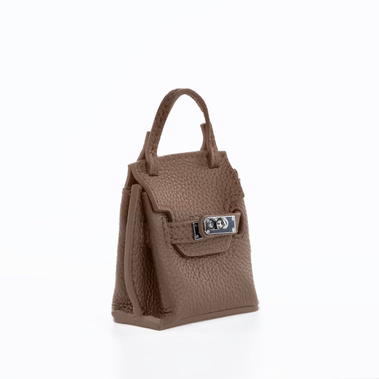 AURA BAG CHARM - DARK TAUPE