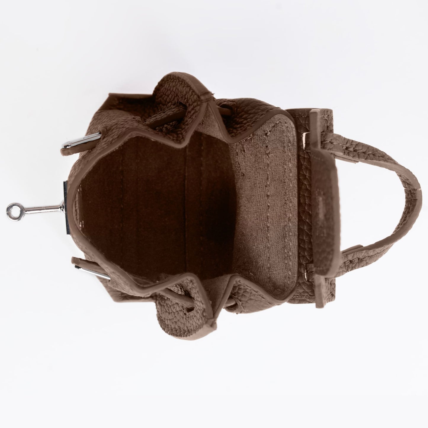 AURA BAG CHARM - DARK TAUPE