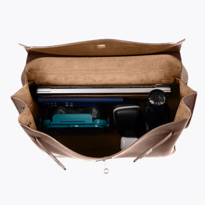 AURA XL WORK BAG - DARK TAUPE