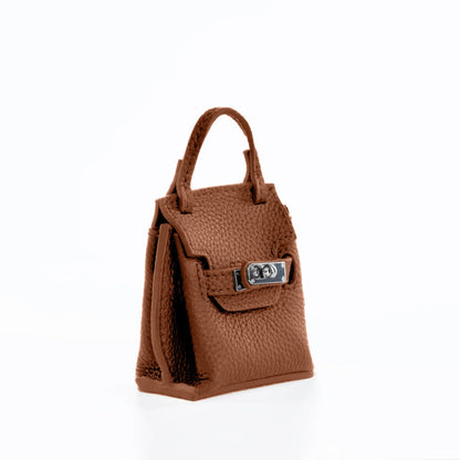 AURA BAG CHARM - CAMEL