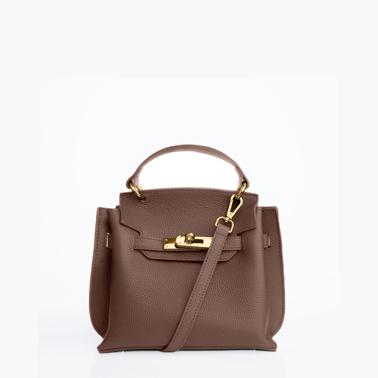 GOLD MINI AURA DAILY BAG - DARK TAUPE