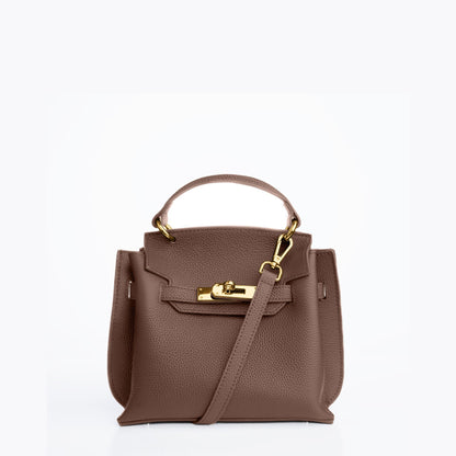 GOLD MINI AURA DAILY BAG - DARK TAUPE