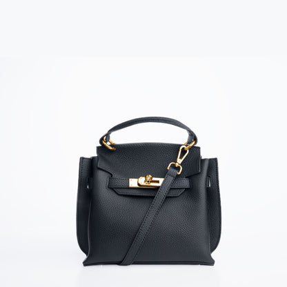 GOLD MINI AURA DAILY BAG - BLACK