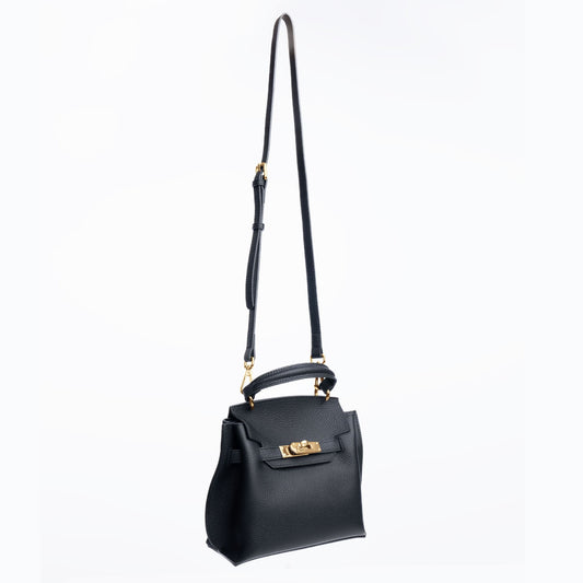 GOLD MINI AURA DAILY BAG - BLACK