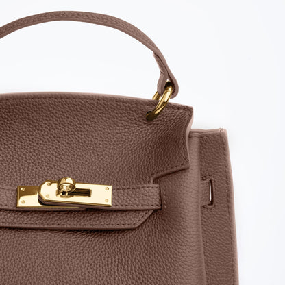 GOLD MINI AURA DAILY BAG - DARK TAUPE