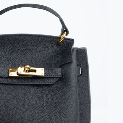 GOLD MINI AURA DAILY BAG - BLACK