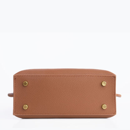 GOLD MINI AURA DAILY BAG - CAMEL