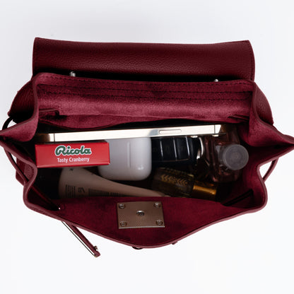 MINI AURA DAILY BAG - BURGUNDY