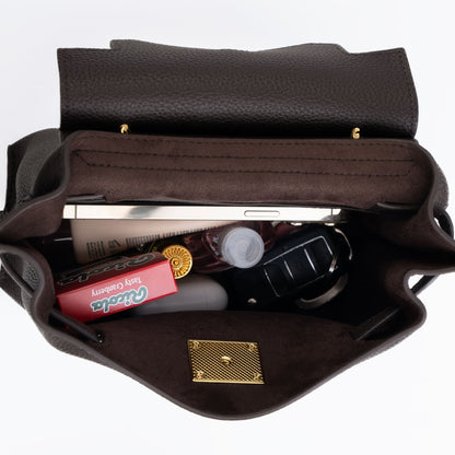 GOLD MINI AURA DAILY BAG - ESPRESSO
