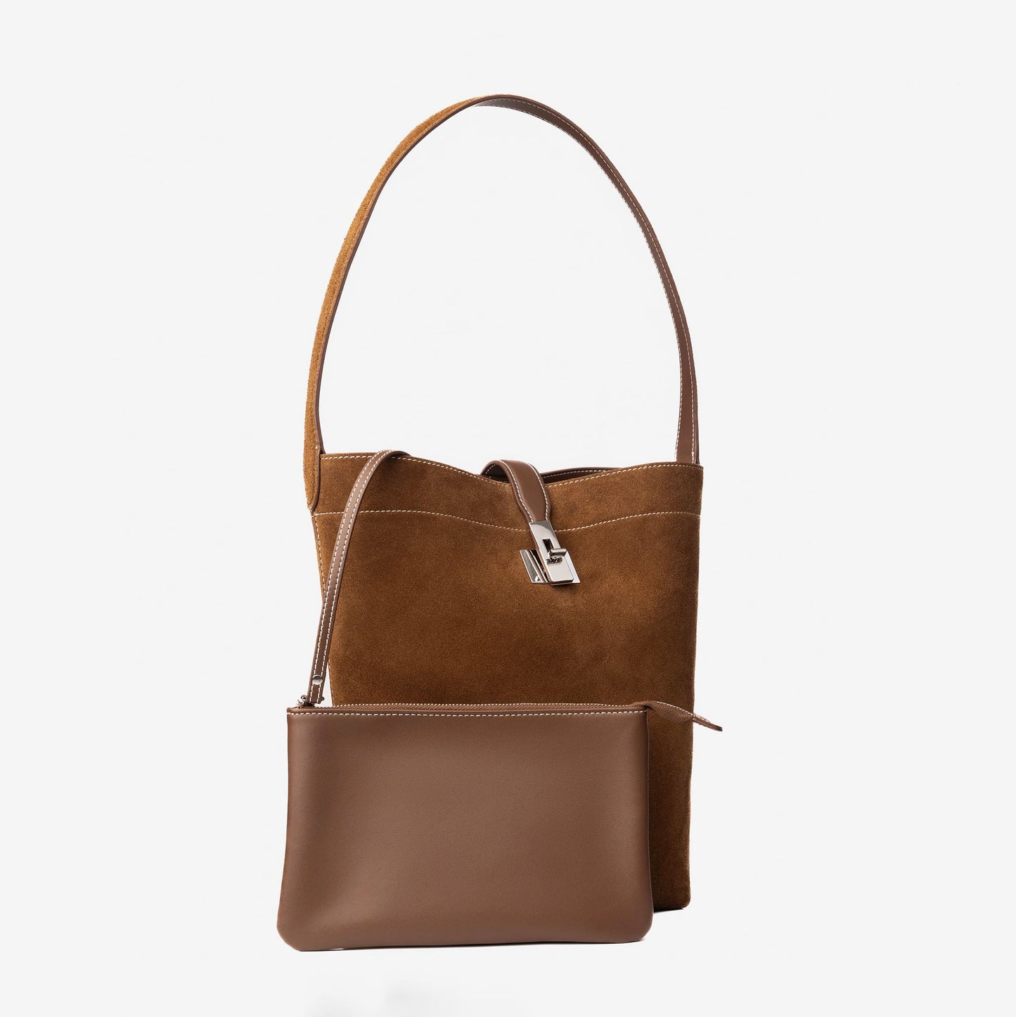 TERRA DAILY BAG - COGNAC SUEDE